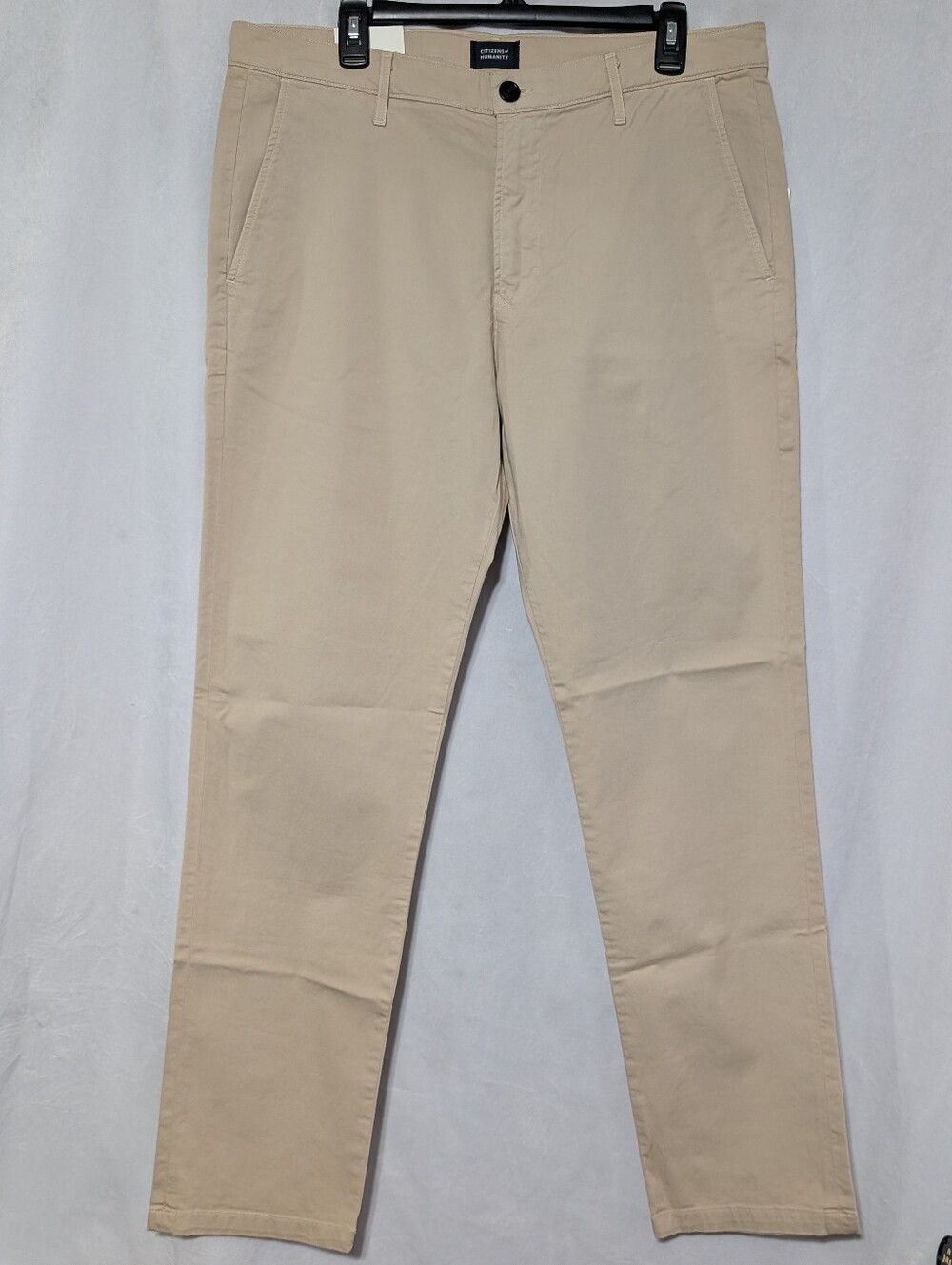 Citizens Of Humanity The London Slim Taper Flat Front Chino 34 Waist Made In USA